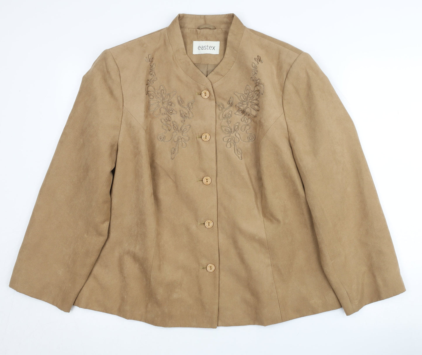 Eastex Women's Brown Blazer, Size 16, Polyester