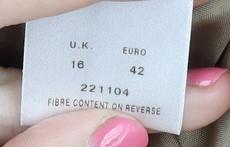 Eastex Women's Brown Blazer, Size 16, Polyester