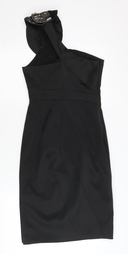 Karen Millen Women's Black Beaded Cocktail Dress