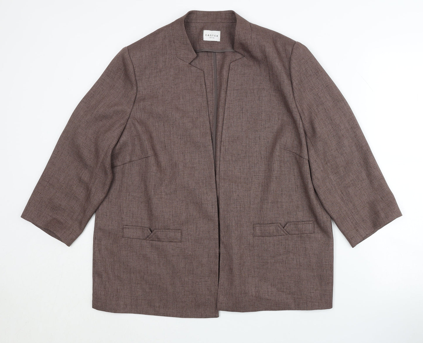 Eastex Brown Women's Blazer, Size 16, Regular Fit