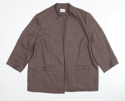 Eastex Brown Women's Blazer, Size 16, Regular Fit