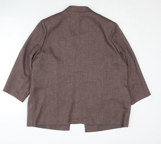 Eastex Brown Women's Blazer, Size 16, Regular Fit