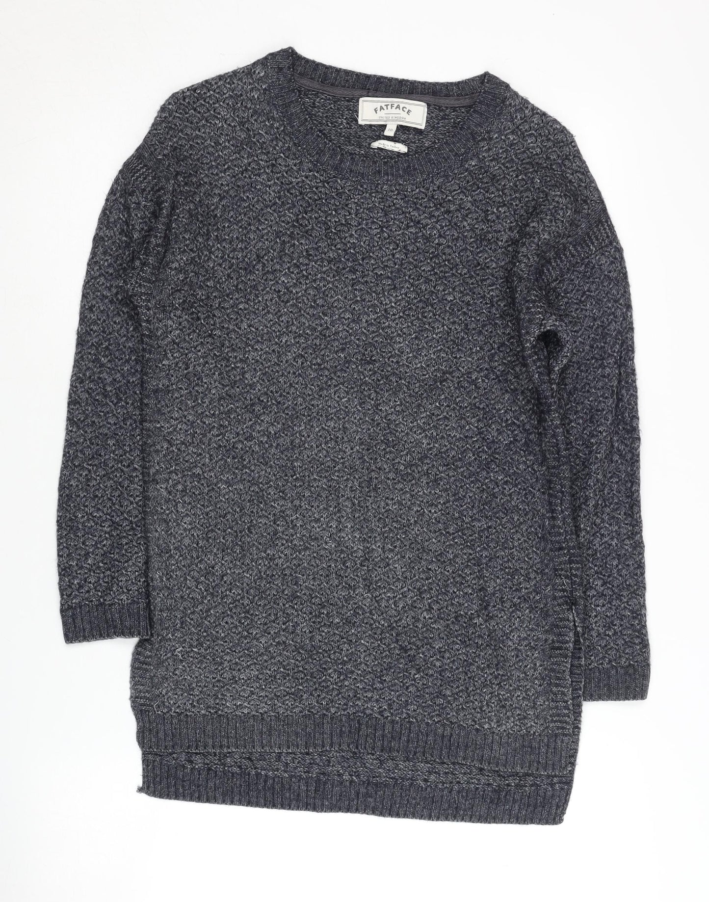 Womens UK Size 10 FatFace Blue Pullover Jumper