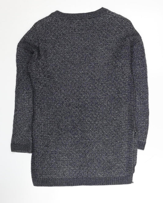 Womens UK Size 10 FatFace Blue Pullover Jumper