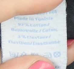 Boden Women's Grey Polka Dot Denim Skirt Size 12