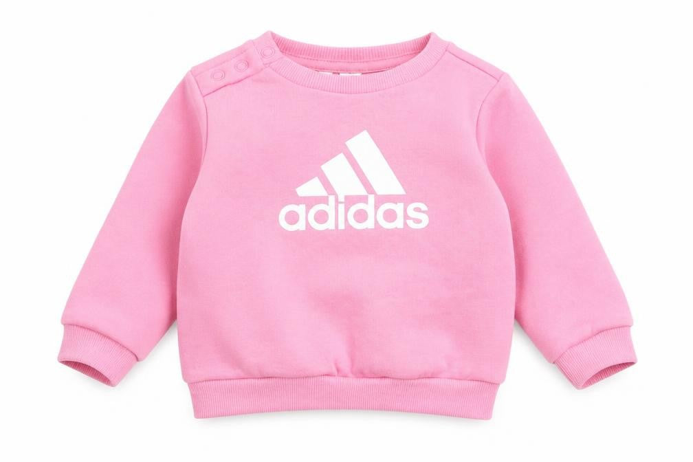Adidas Unisex Baby Pink Pullover Jumper 3-6 Months