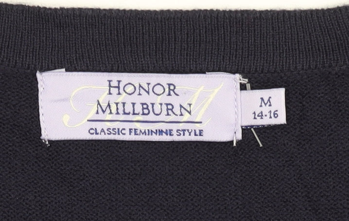 Honor Millburn Women's Blue Cardigan, Size M