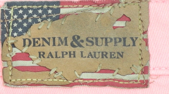 Denim & Supply Ralph Lauren Women's Pink Straight Jeans Size 6
