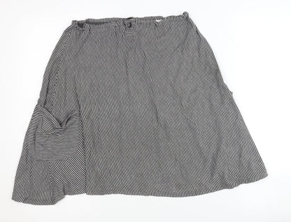 SoulCal Women’s Black Striped Skirt Size 10