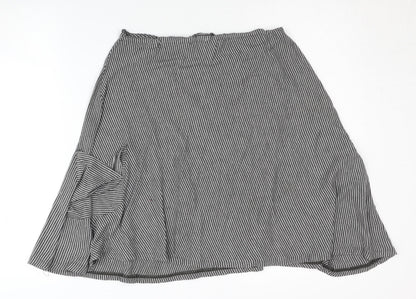 SoulCal Women’s Black Striped Skirt Size 10