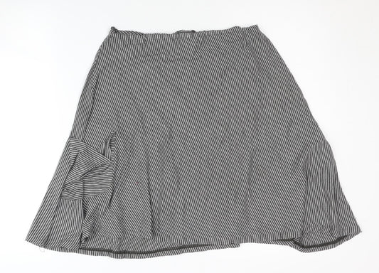 SoulCal Women’s Black Striped Skirt Size 10