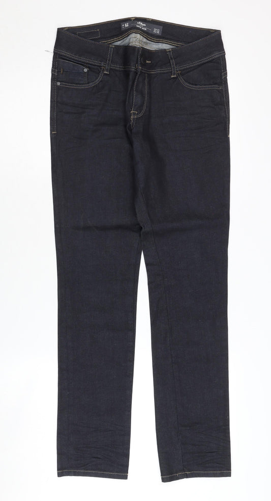 s.Oliver Men's Blue Slim Fit Denim Jeans Size 27