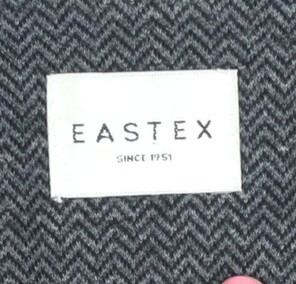 Eastex Women's Grey Chevron Blazer Size 18