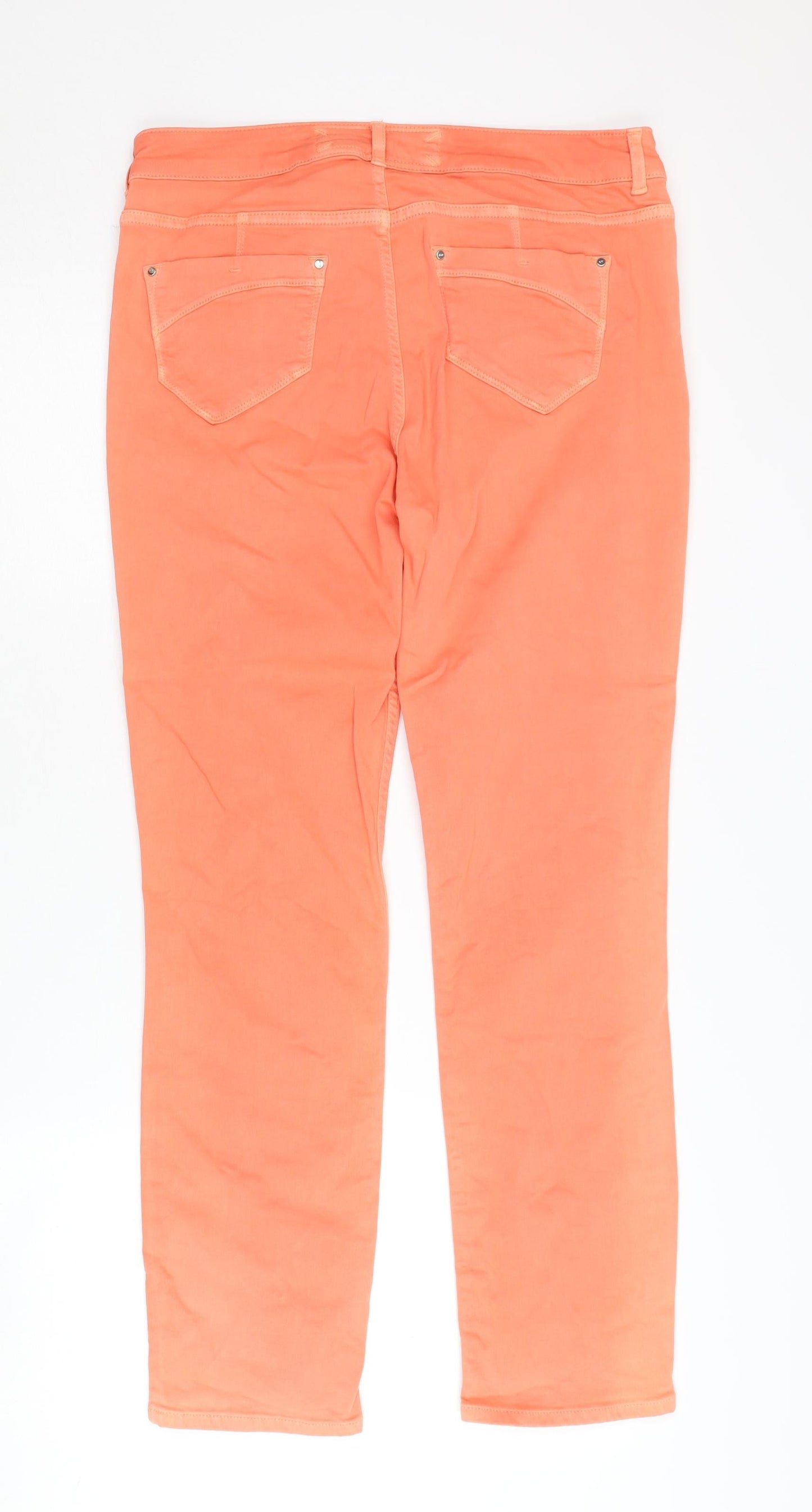 Karen Millen Women's Orange Jeans, UK 12