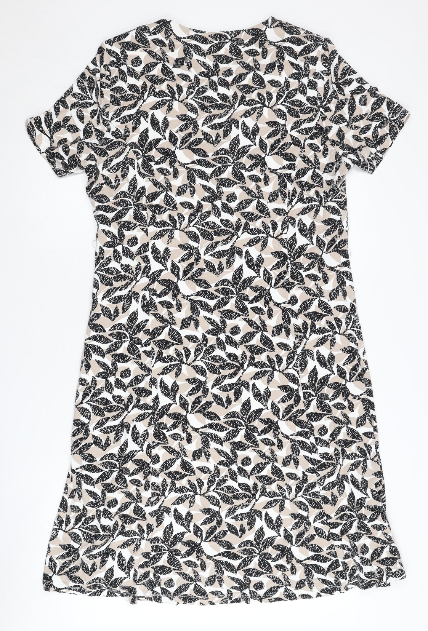 Eastex Women's Multicoloured Floral Dress, Size 18, Square Neck