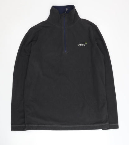 Mens UK Size S Gelert Black Full Zip