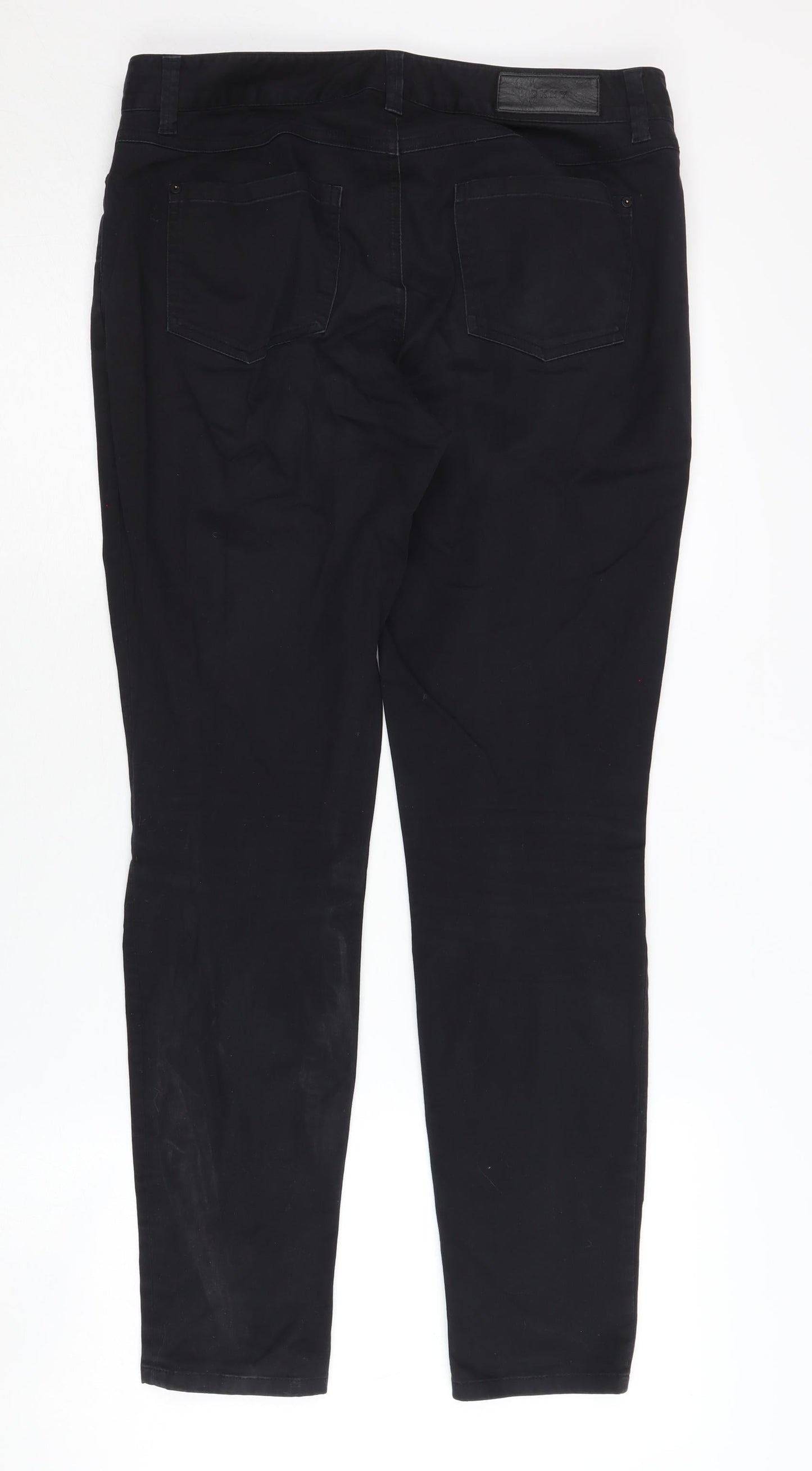 DKNY Women's Black Straight Jeans - Size XS