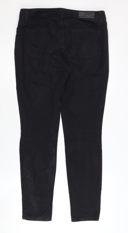 DKNY Women's Black Straight Jeans - Size XS
