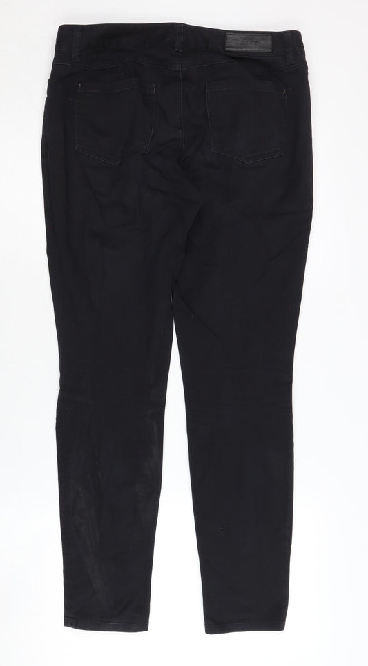 DKNY Women's Black Straight Jeans - Size XS