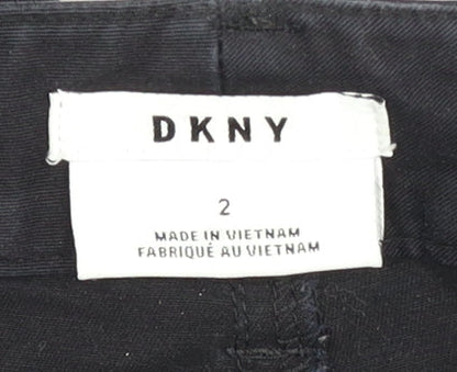 DKNY Women's Black Straight Jeans - Size XS