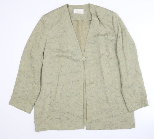 Eastex Women’s Beige Blazer - Size 18