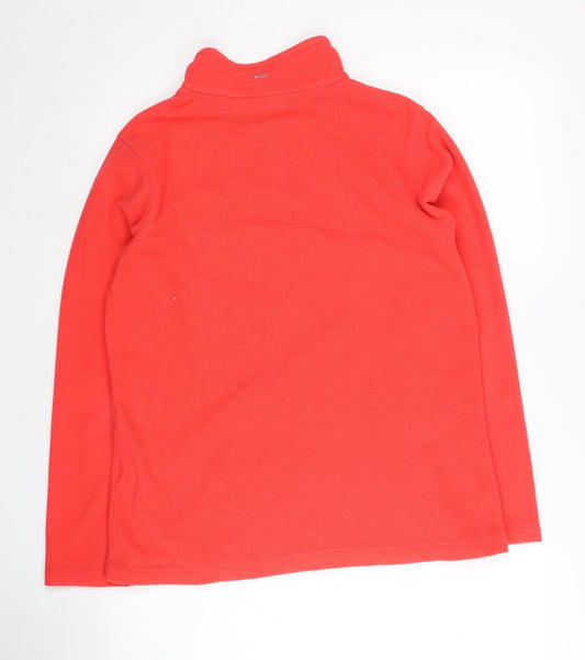 Regatta Women's Red Fleece Pullover Sweatshirt Size 12