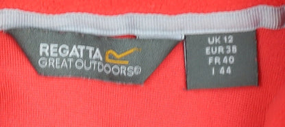Regatta Women's Red Fleece Pullover Sweatshirt Size 12