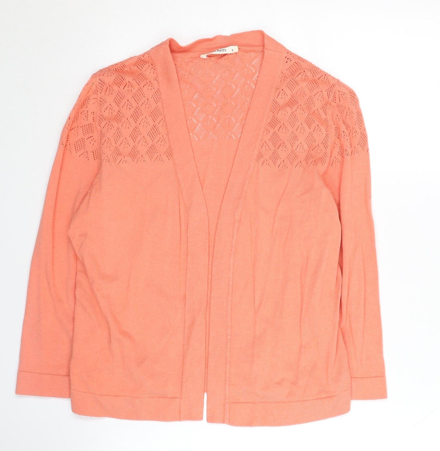 Womens UK Size S Woolovers Pink Cardigan Jumper