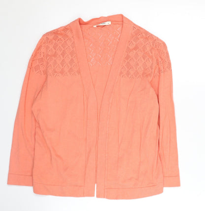Womens UK Size S Woolovers Pink Cardigan Jumper