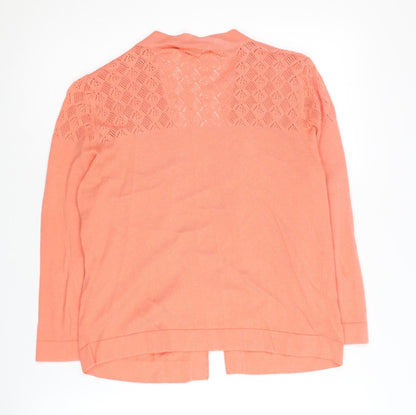 Womens UK Size S Woolovers Pink Cardigan Jumper