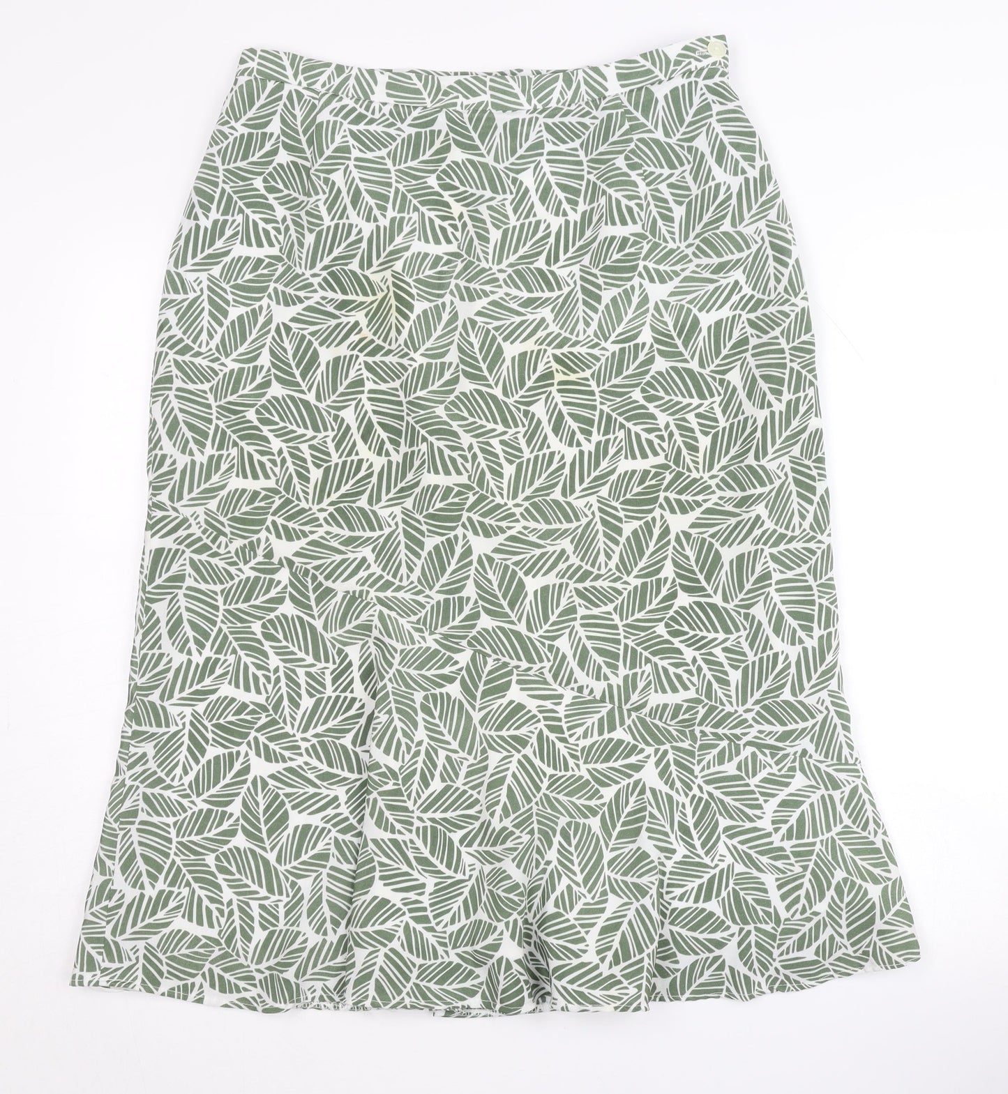 Eastex Women’s Green A-Line Midi Skirt Size 14