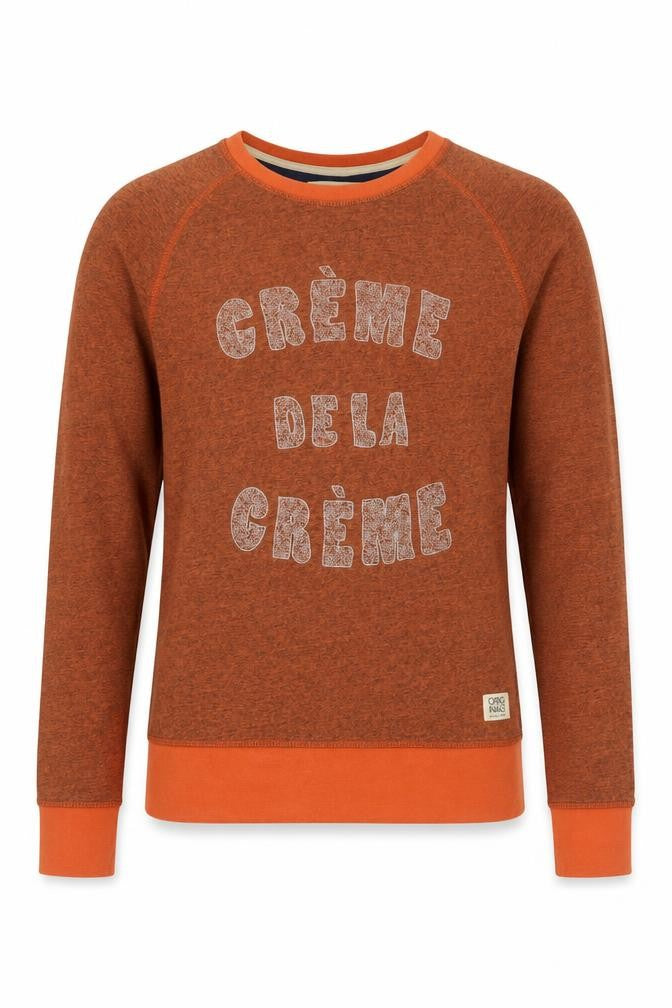 Mens UK Size M JACK & JONES Orange Pullover Sweatshirt