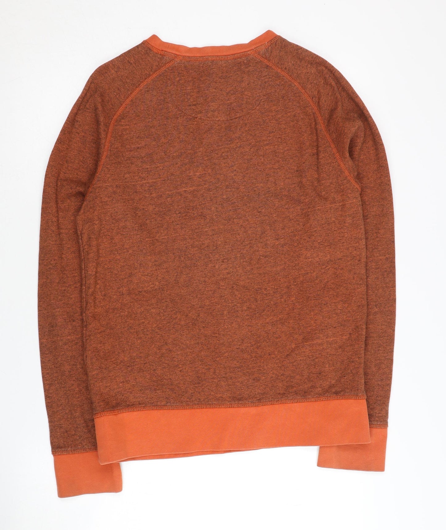 Mens UK Size M JACK & JONES Orange Pullover Sweatshirt