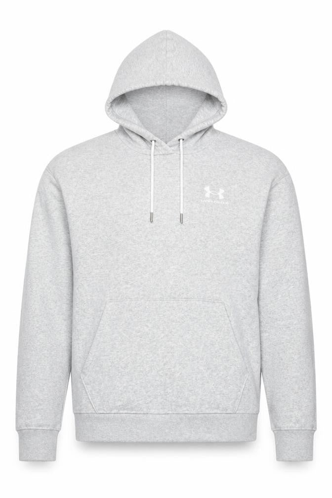 Mens UK Size M Under armour Grey Pullover Hoodie