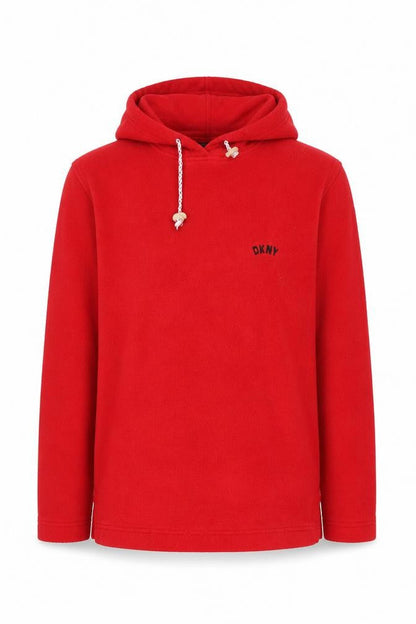 Mens UK Size S DKNY Red Pullover Hoodie