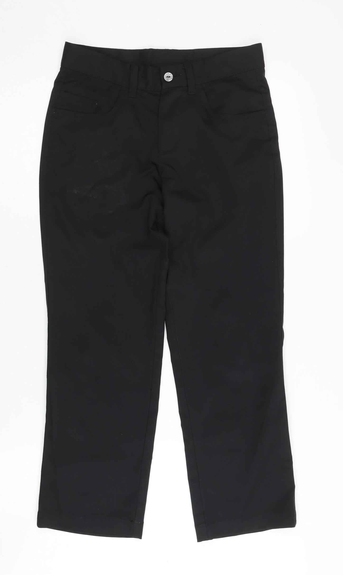 Puma Boys Black Trousers Size 9-10 Years Polyester