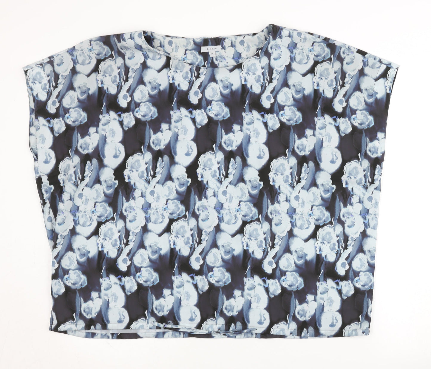Womens UK Size M Jigsaw Multicoloured Basic Blouse