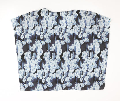Womens UK Size M Jigsaw Multicoloured Basic Blouse