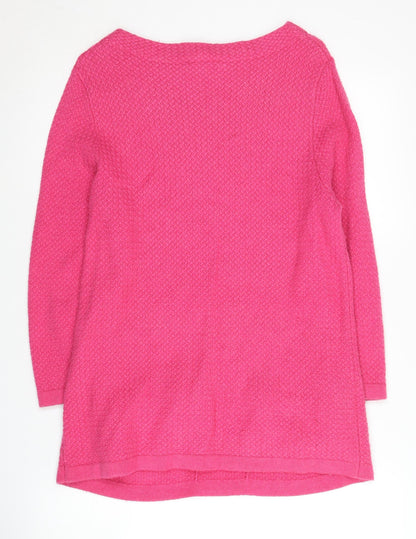 Laura Ashley Women's Pink Tunic Jumper Size 10