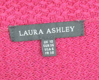 Laura Ashley Women's Pink Tunic Jumper Size 10