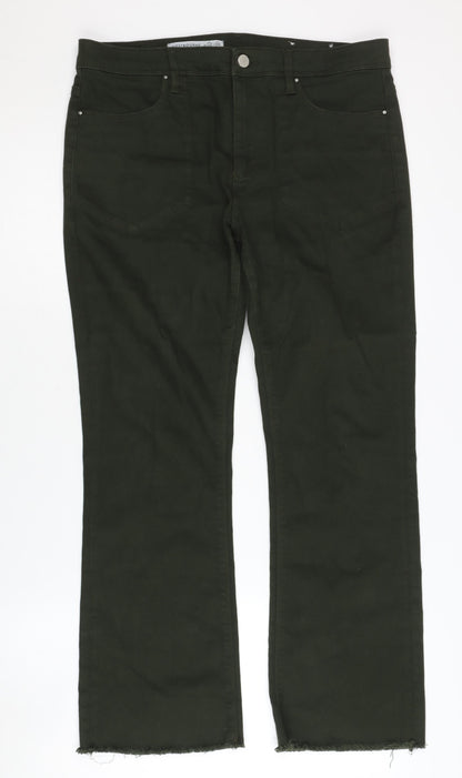 Womens UK Size 32 Jigsaw  Bootcut Green Jeans