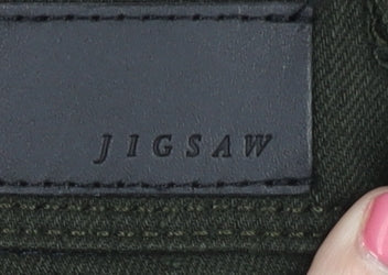 Womens UK Size 32 Jigsaw  Bootcut Green Jeans