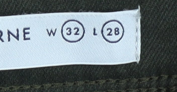 Womens UK Size 32 Jigsaw  Bootcut Green Jeans