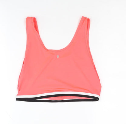 Womens UK Size M adidas Pink Cropped Tank