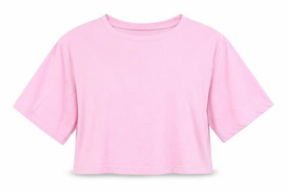 Womens UK Size S PUMA Pink Basic T-Shirt
