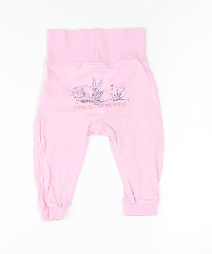 Looney Tunes Baby Trousers - Pink, 3-6 Months, Unisex