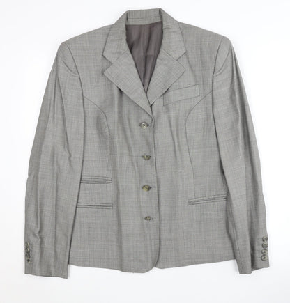 Austin Reed Women's Grey Blazer, Size 12, Classic Wool
