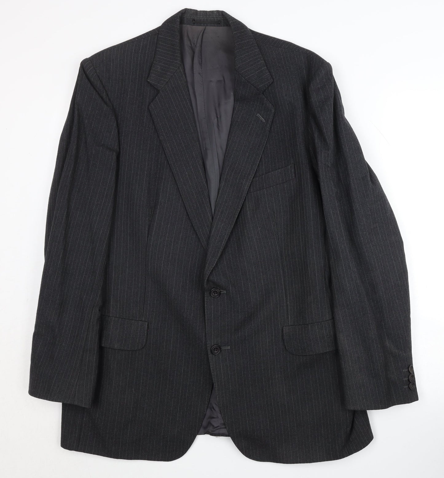 Magee Men's Grey Wool Blazer, Size 42 REG, Elegant Style