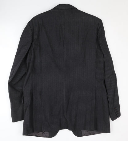 Magee Men's Grey Wool Blazer, Size 42 REG, Elegant Style