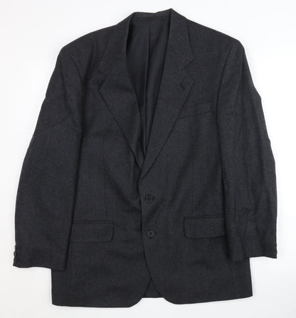 Centaur Men's Grey Wool Blazer, Size 40, Formal Jacket